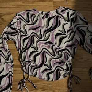 Crop top long sleeve